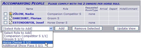 Add athlete companions